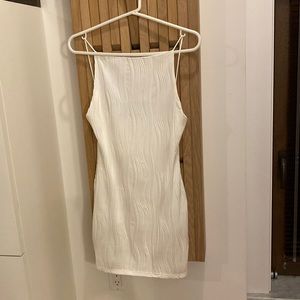 White Tight Cami Dress